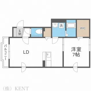 ソレアード【1階】の間取り