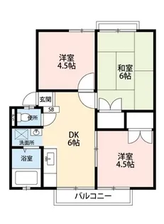 アーバン緑ヶ丘【2階】の間取り