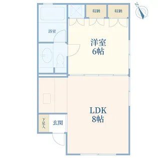 テラスKS【1階】の間取り