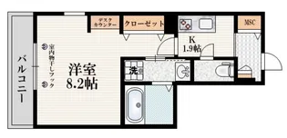 メゾン ド エスポワール滝野川【1階】の間取り