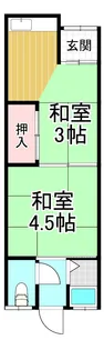 大阪府大阪市淀川区三津屋北1【一戸建】の間取り