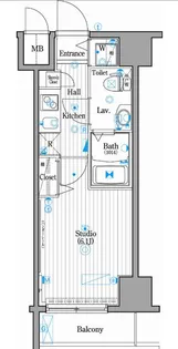 東京都北区王子3【マンション】の間取り