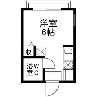 コーポグリーンヒル【1階】の間取り