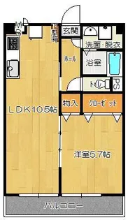 エクシード霧島【1階】の間取り