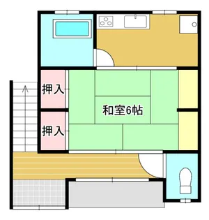 岡山県岡山市北区富町1【一戸建】の間取り