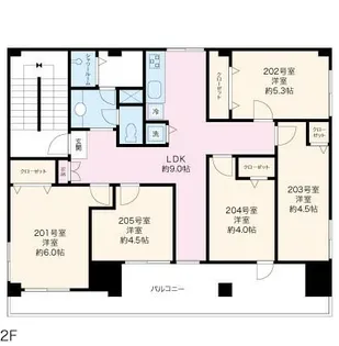 TCRE東大前【3階】の間取り