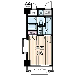 ダイホープラザ調布【2階】の間取り