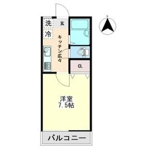 コルポサンテロコ【2階】の間取り