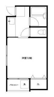 メゾネット平山【1階】の間取り