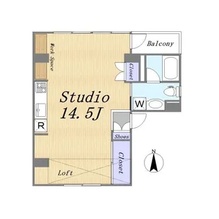 ロイ反町【4階】の間取り