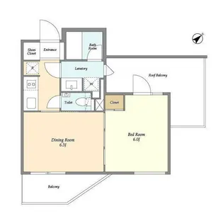 エルスタンザ代々木【4階】の間取り