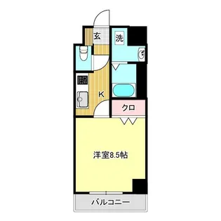 グランメールコート永田町【2階】の間取り