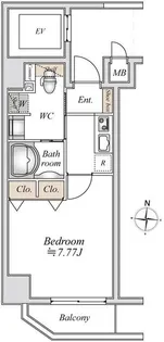 リテラス本所吾妻橋【3階】の間取り