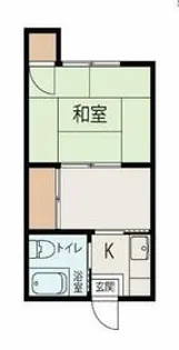 レジデンス浜町【2階】の間取り