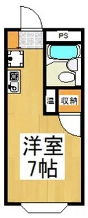 コートハピネス【1階】の間取り