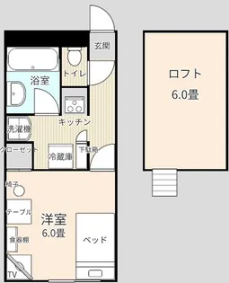 サンハイム【1階】の間取り