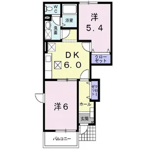 セレーノ【1階】の間取り