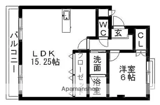 アーバンハイツあさひ【3階】の間取り
