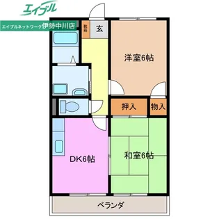 グリーンハイツII【1階】の間取り