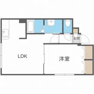 クリアーフィールド【2階】の間取り
