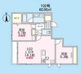 Felicita小石川【1階】の間取り