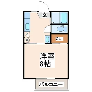 エクセル五島【1階】の間取り