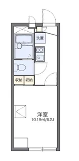 レオパレス鍵【1階】の間取り