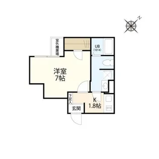 ウェルスクエアイズム千駄ヶ谷【4階】の間取り