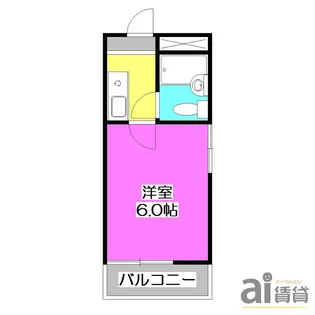 ベルハイツ所沢【3階】の間取り