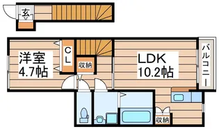Top Range ARAI【2階】の間取り
