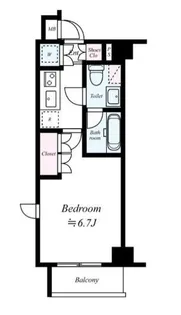 ヴォーガコルテ馬込アジールコート【4階】の間取り