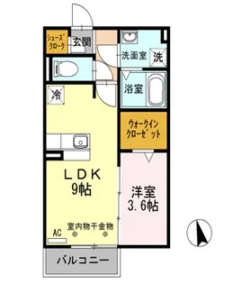 パルフェ【1階】の間取り