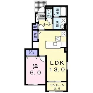 アンビエンテC【1階】の間取り