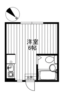 ルミエール代田【1階】の間取り