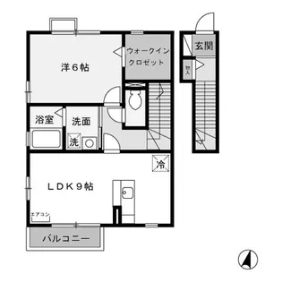 ファミーユ【2階】の間取り