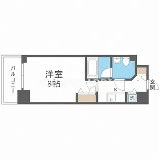 アーデン京町堀ウエスト【3階】の間取り