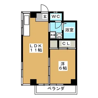 マンショングレート慶【4階】の間取り