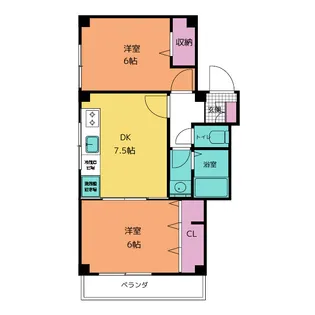 マーサハイツ【3階】の間取り