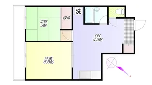 ドルミKAWASAKI【2階】の間取り
