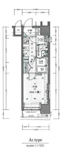ZOOM銀座2丁目Second【8階】の間取り