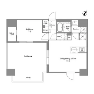 オープンブルーム伊勢佐木町【10階】の間取り
