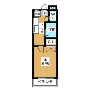 リトルイン【2階】の間取り