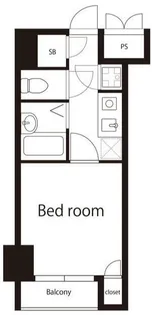 スカイコート日本橋第5【10階】の間取り