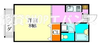 ピアシャンテ【1階】の間取り