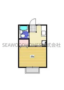 コーポ竹内B【2階】の間取り