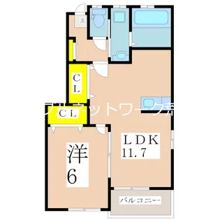 ルピナスコート【1階】の間取り