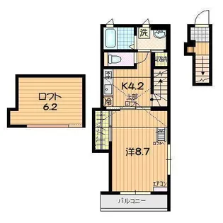 ダグラスファー【2階】の間取り