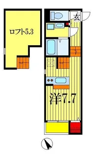 第1青山ハイツ【2階】の間取り