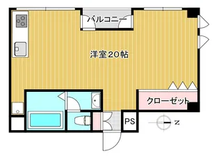 ホリディヴィレッジ【3階】の間取り