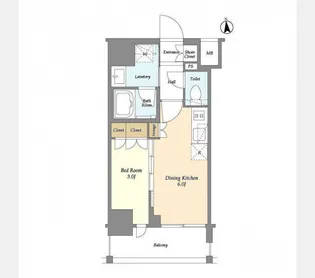 HF大森レジデンス【12階】の間取り